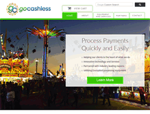 Tablet Screenshot of gocashless.com